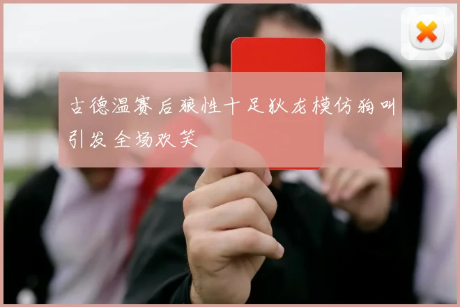 古德温赛后狼性十足狄龙模仿狗叫引发全场欢笑